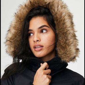 ARITZIA TNA SUMMIT PARKA BLACK SIZE XXS EUC